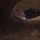 Vader holds a ship with the Force.